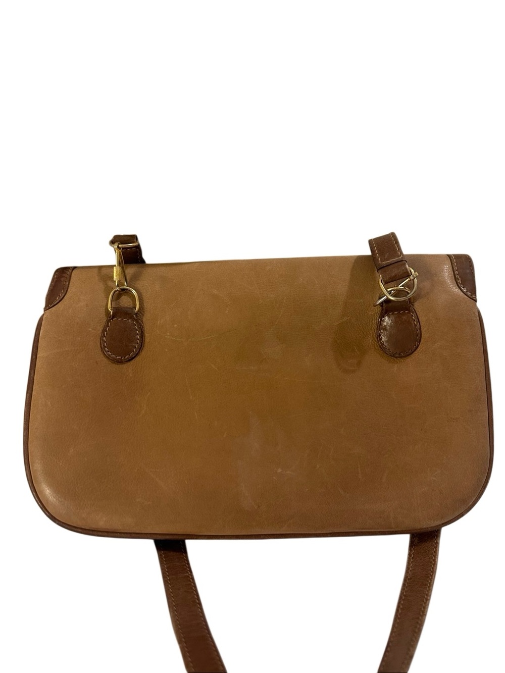 Gucci Brown & Tan Horse-bit Leather Crossbody Bag - Picture 3 of 7